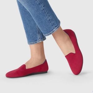 Rothys dark red size 10 woman’s flat loafers